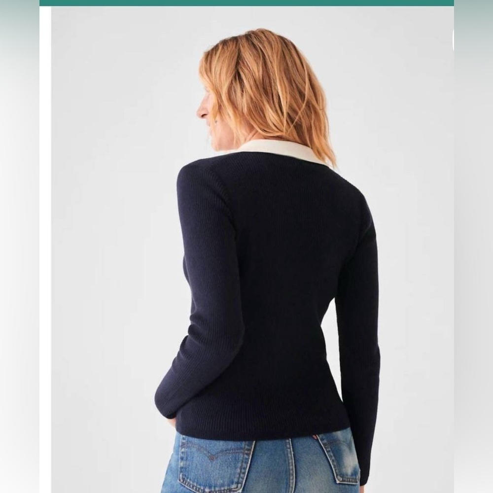 FAHERTY mikki cardigan in navy M - Picture 4 of 9